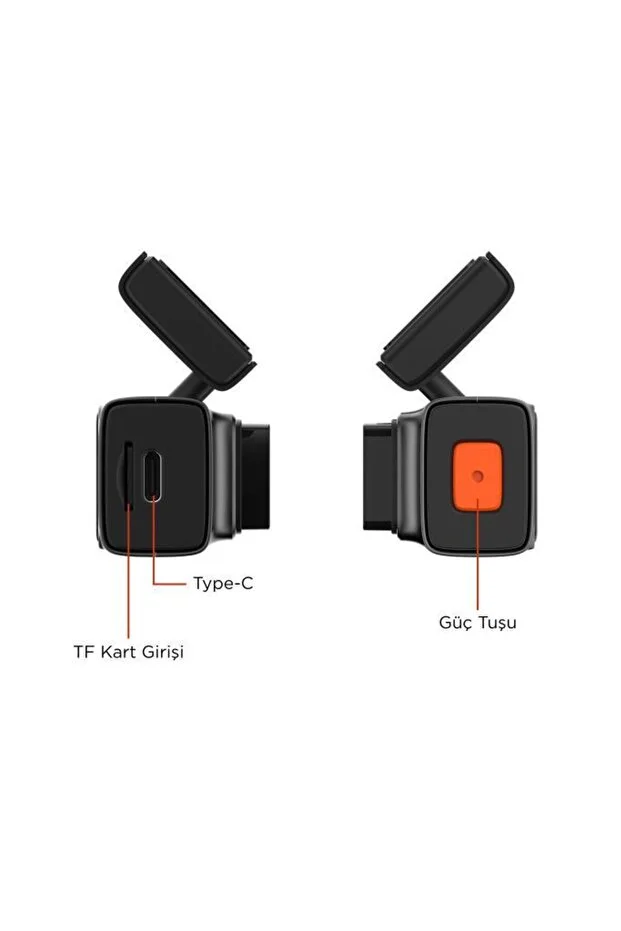 LENOVO Araç İçi Kamera 2K Hd Wifi Ön Araç Kamerası S7 7701 Siyah